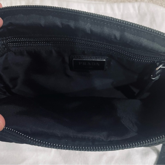 Prada Nylon Triangle Logo Plate Cross Body Waist Bag - Picture 13 of 15